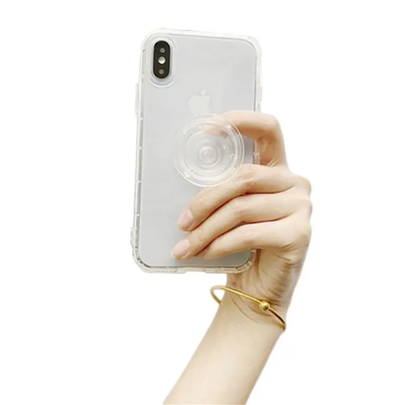 

2Pcs Transparent Phone Holer DIY Silicone Resin Mold Mobile Phone Stand Grip Silicone Resin Blank Sublimation Moulds Handmade