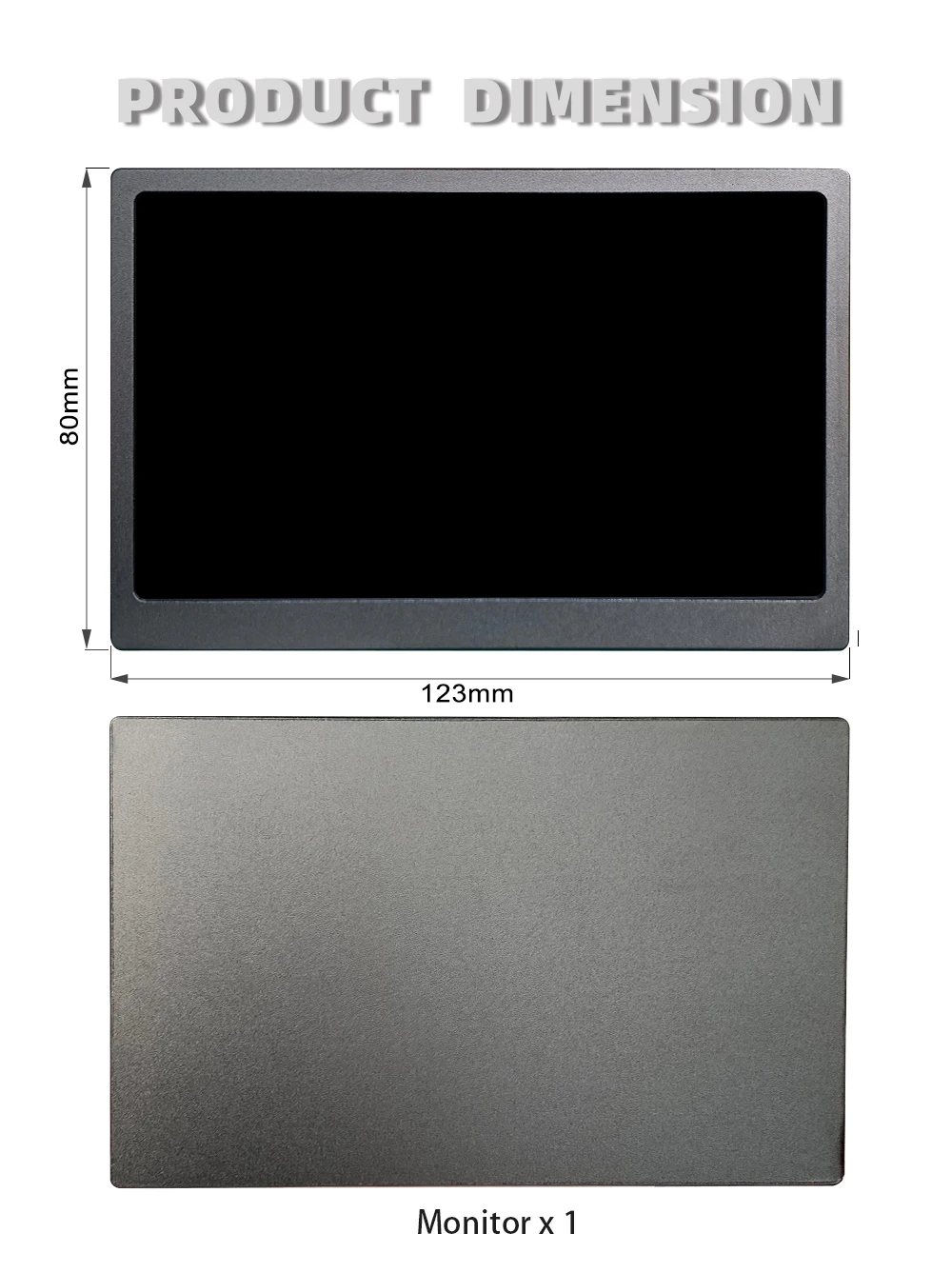 LESOWN OLED ޴ ̵ ,  Ʈ PC  ÷ ȭ Ȯ,  ׵θ, 5 ġ 100% sRGB 6500:1