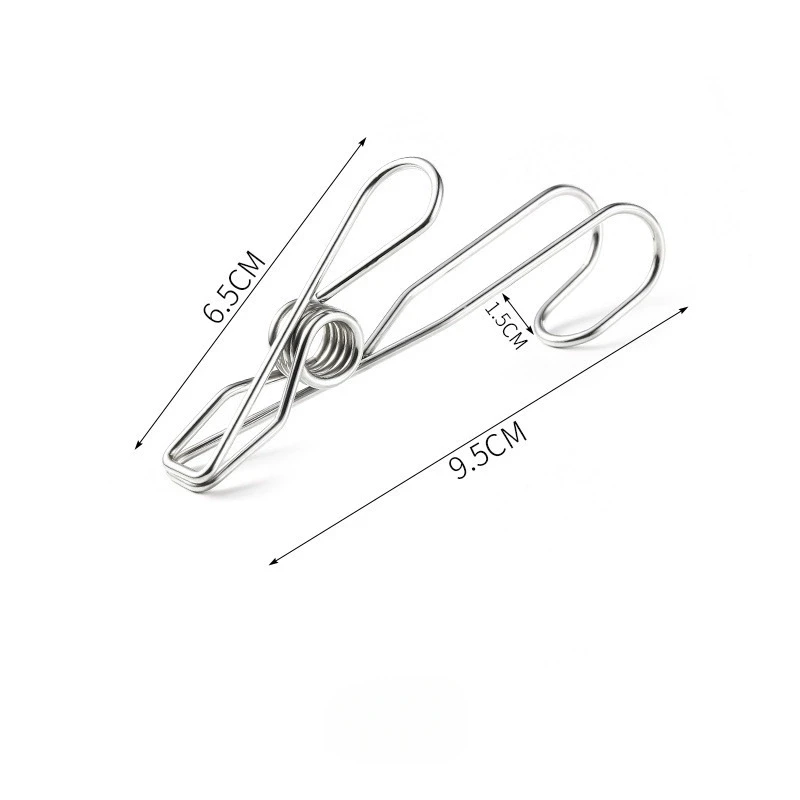 Stainless Steel Clothes Pegs Clips for Laundry Home Storage