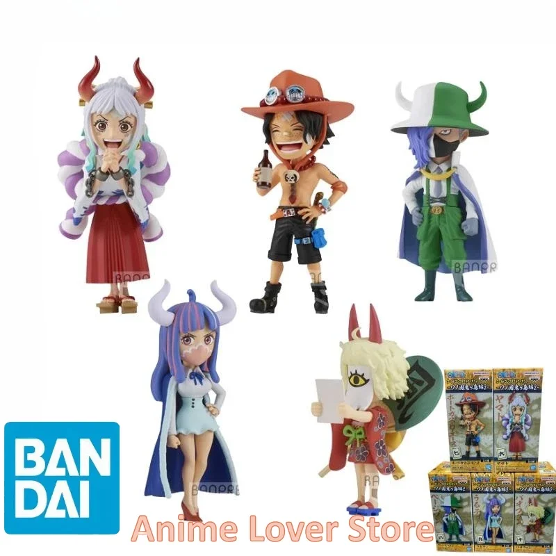 Bandai Banpresto Original One Piece Wcf L'Isola Dei Fantasmi Vo.2 Ace Yamato Page One Ulti Anime Figure Giocattoli Per Regalo Per Bambini