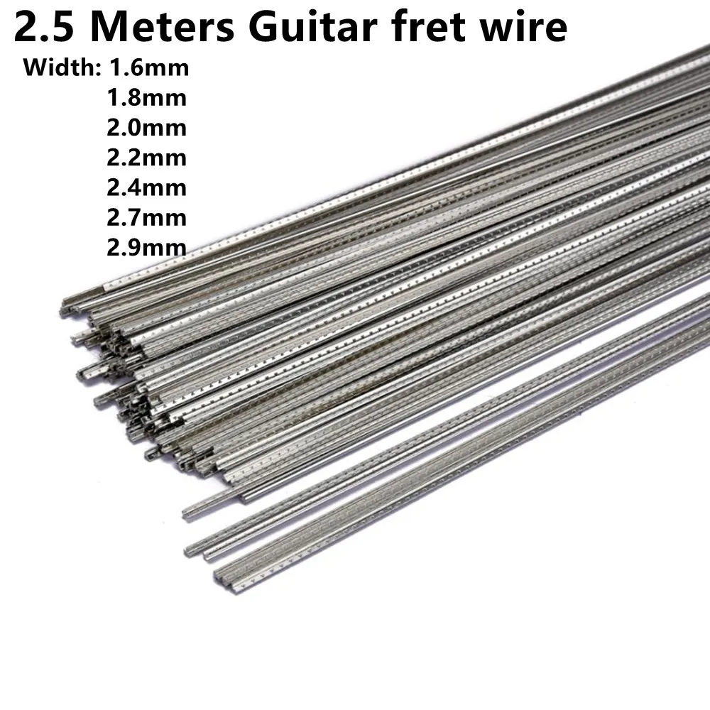 

Radian Guitar Fret Wire In Silver Cupronickel Alloy Strong Corrosion Resistance Durable Thermostable Electric Guitar Accessories