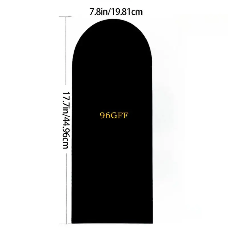 96GF 푸드 프로세서 슬라이딩 패드 부엌 기기 조리대 저장 저장 움직이는 슬라이더 기계 액세서리 고무 질감