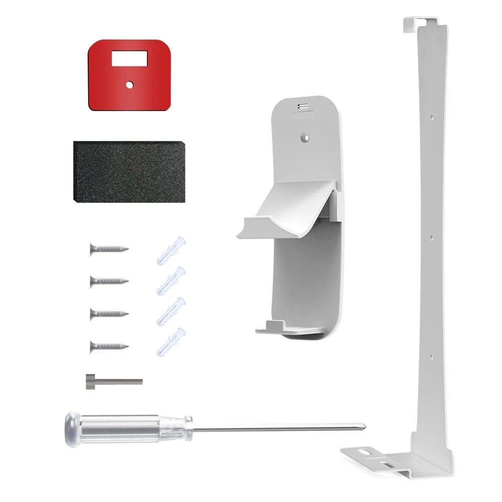 PS5 슬림 호스트 벽 마운트 키트, 컨트롤러 헤드셋 후크 벽 선반 공간 절약, PS5 디스크 버전 및 디지털 에디션