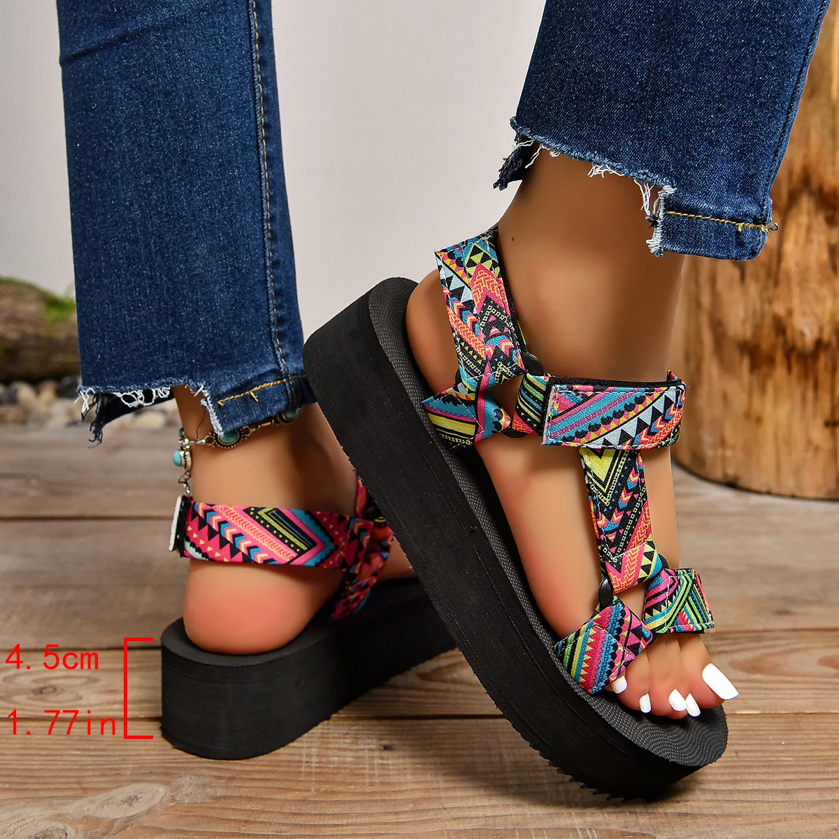 2024 Summer New Breathable Mesh Wedge Casual Sport Shoes Plus Size 43 Non Slip Woman Vulcanize Shoes Platform Women Sneakers