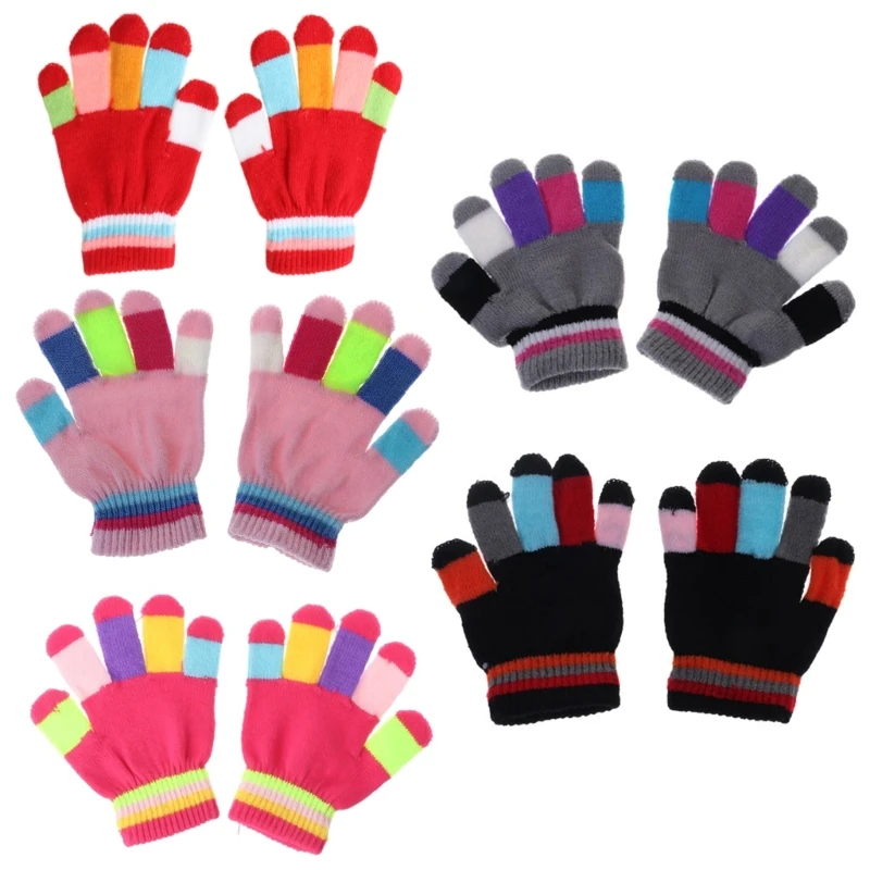 

Winter Warm Kids Gloves Infant Baby Mittens Toddler Kids Full Finger Mittens