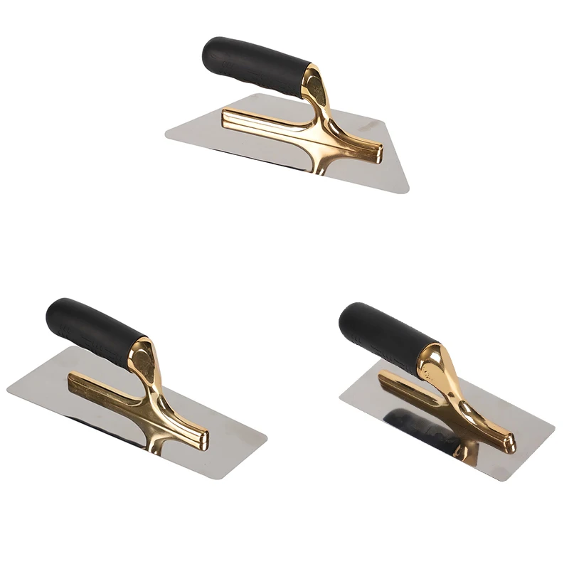 

3pcs/set Plaster Bricklaying Trowel Tools Stainless Steel Skimming Plastering Trowel Wall Construction Drywall Tools
