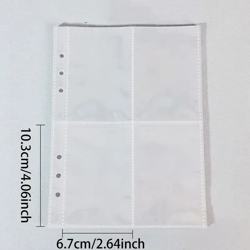A5 Binder Doppel-Schnalle Abdeckung 10 stücke Nachfüllen Ärmeln Taschen DIY Lose Blatt Foto Kpop Organizer Halter idol Karte lagerung Buch – Detail 3