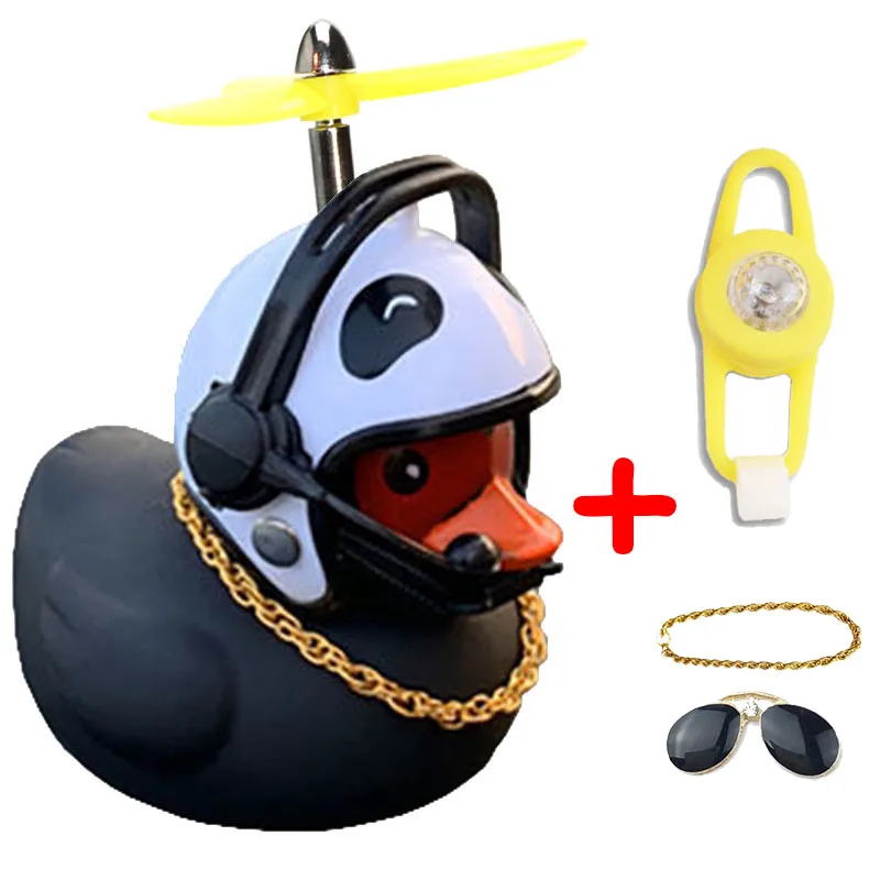 Bicycle Bell Duck for Motorcycle Bike Accessories Helmet Light for MTB Cycling