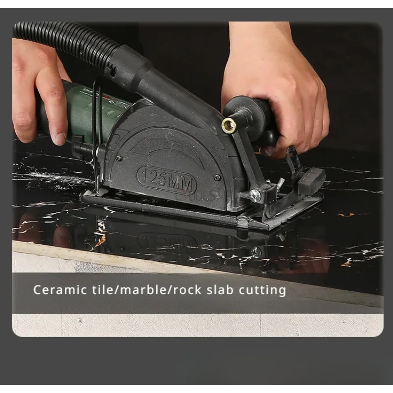 

Upgrade Angle Grinder Bracket Cutting Machine Dust Cover Electric Saw Slotting Base Set Accessories Wooden/ceramic Tile Cutting