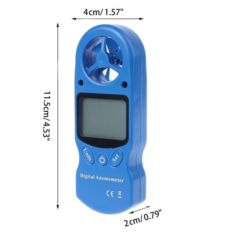 

Impeller Wind Speed Volume Temperature Tester Outdoor Measure Windsurfing Wind F0T6