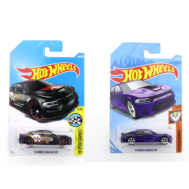 

2017 Hot Wheels 15 DODGE CHARGER SRT Mini металлическая модель автомобиля под давлением Coupe 1/64, детские игрушки, подарок