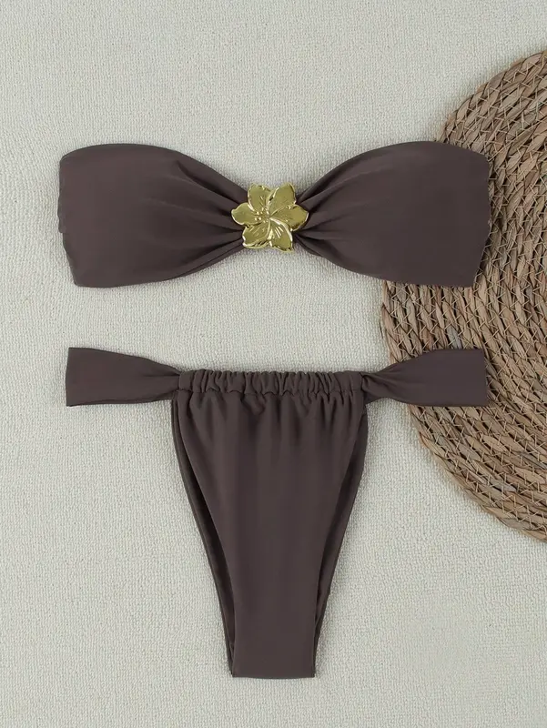 " Sexy Bandeau Push-Up Bikini Set