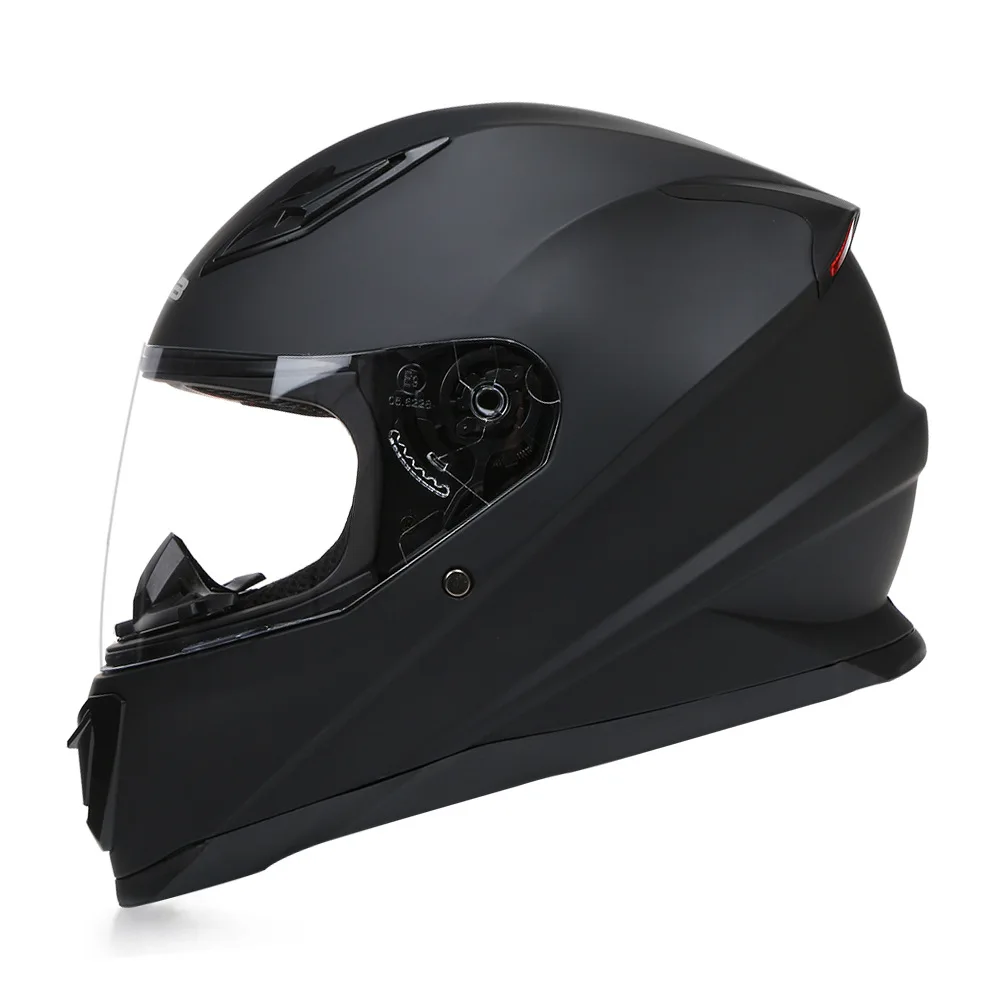 

GHB Full Face Motorbike Riding Helmet Motorcycle Racing Kask Moto Street Touring Casque Sun Visor Casco De Motocicleta ECE DOT