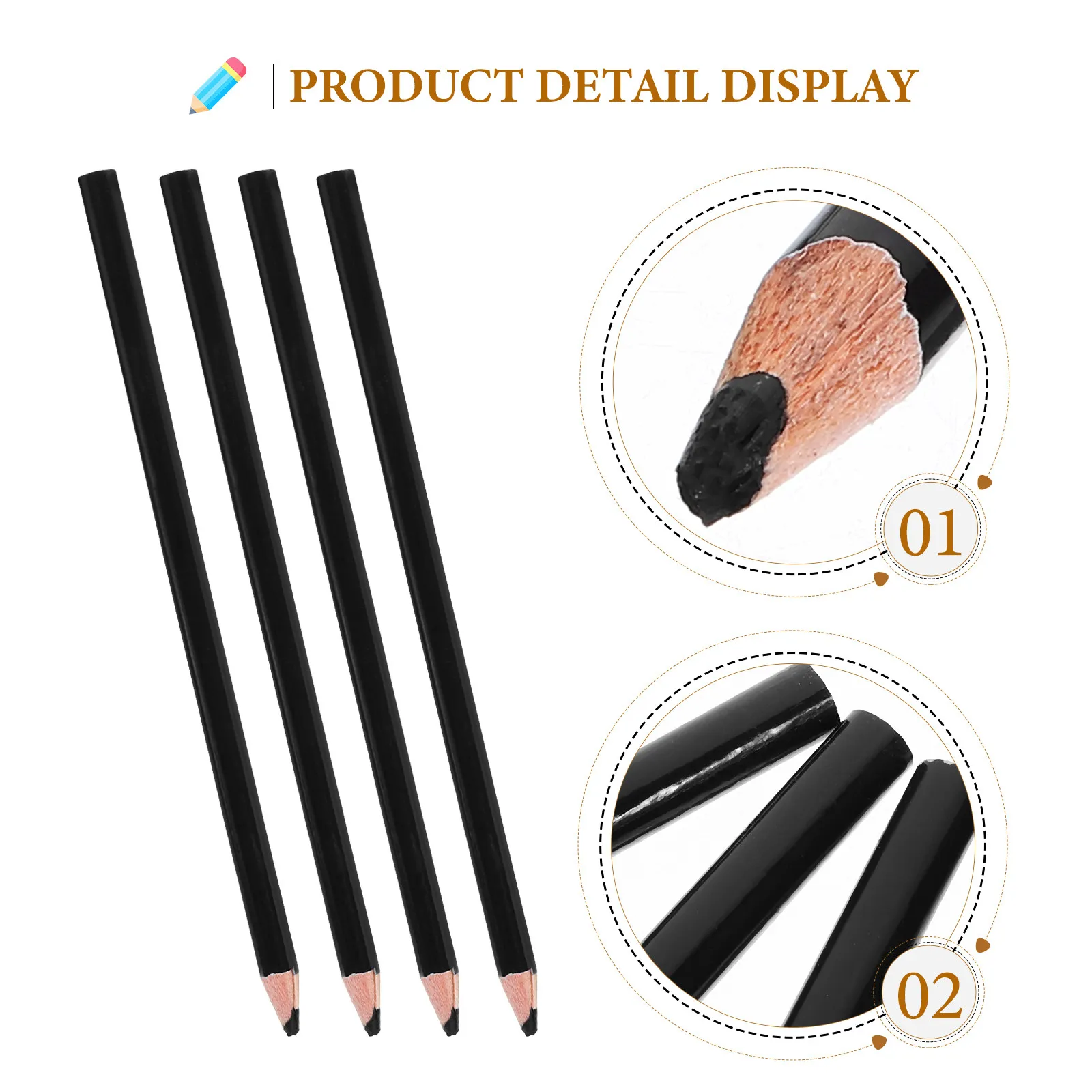 4Pcs 고성능 다목적 마킹 연필 유리 세라믹 금속 DIY 공예 프로젝트를 위한 비 얼룩 그림 그리기 펜