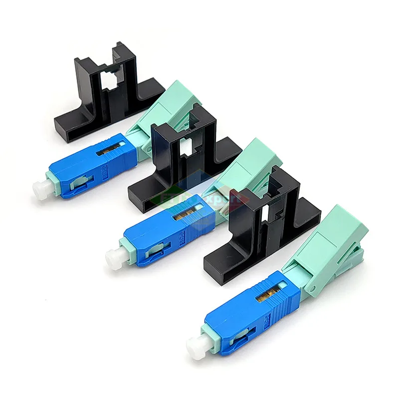 High Quality 53MM SC UPC SM Single-Mode Optical Connector FTTH Tool Cold Connector Fiber Optic Fast Conector