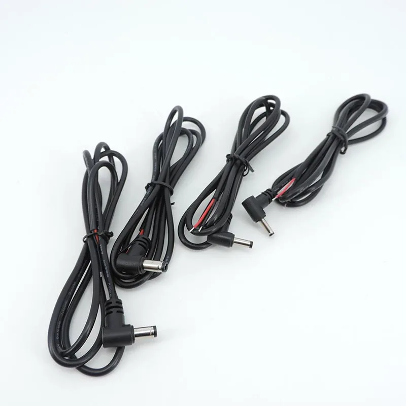DC Power Cable 1m 4.0x1.7 3.5x1.35mm 5.5x2.1mm 2.5mm 22AWG Extension Cord Male Female connector for CCTV Camera wiring cable connectors wire connectors dc connectors power connector plug adapter power connector adapter dc power connectors