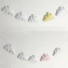 Nordic Cute Cloud Hanging Decor Garland Party Kids Room Hanging Wall Decor Tent Bed Baby Shower Bunting Ornament 4