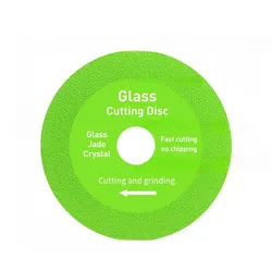 Diamond Glass Cutting Disc - Premium Sharp Blade for Marble, Ceramic Tile & Jade Polishing (115x22.23mm)