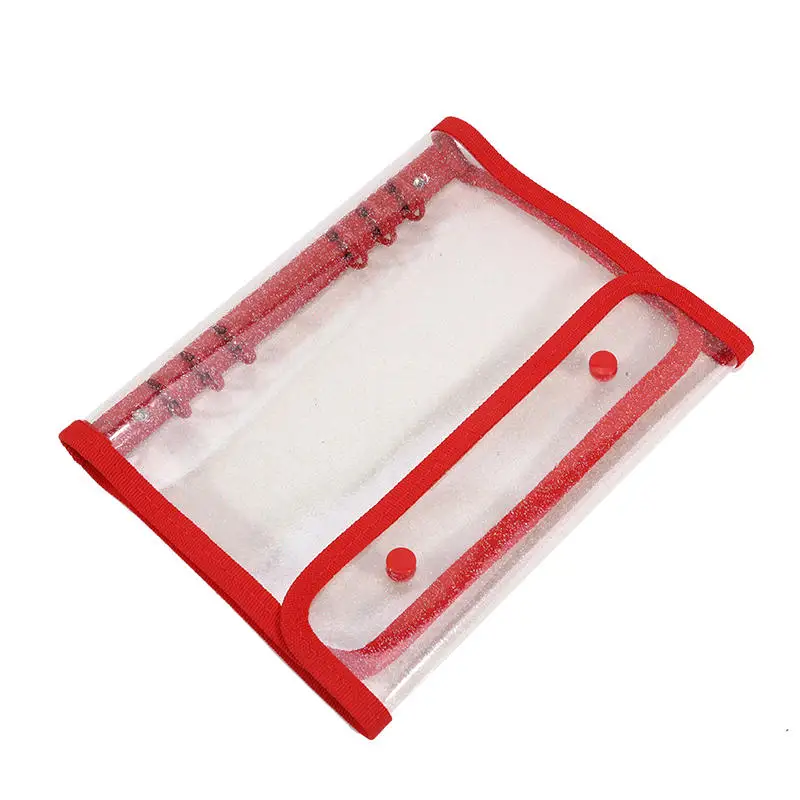 A5 Binder Doppel-Schnalle Abdeckung 10 stücke Nachfüllen Ärmeln Taschen DIY Lose Blatt Foto Kpop Organizer Halter idol Karte lagerung Buch – Detail 22