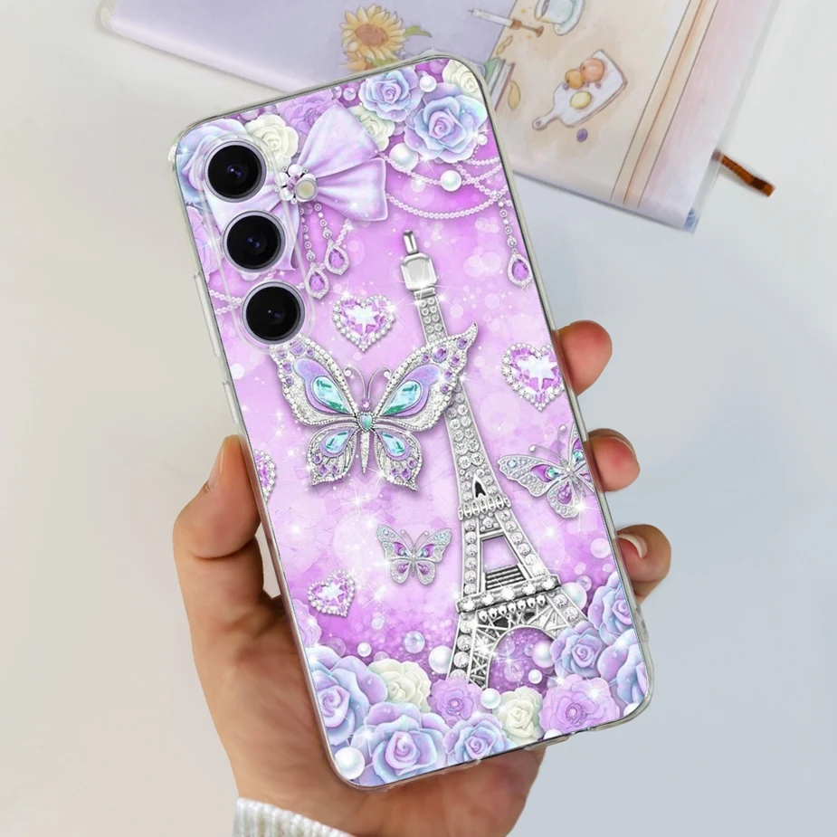 Stylish 2024 Painted Soft Silicone Phone Case