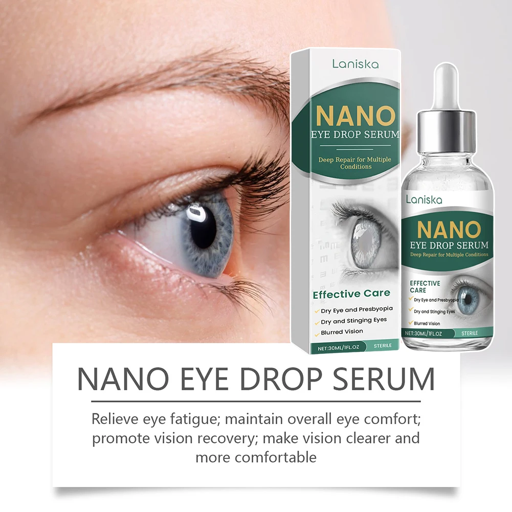 Eye Drops Serum Dry Eye Drops for Human Lubricating Eyes Drops for Dry Eyes Relieves Presbyopia Tired Stressed Tearyeyes - 3