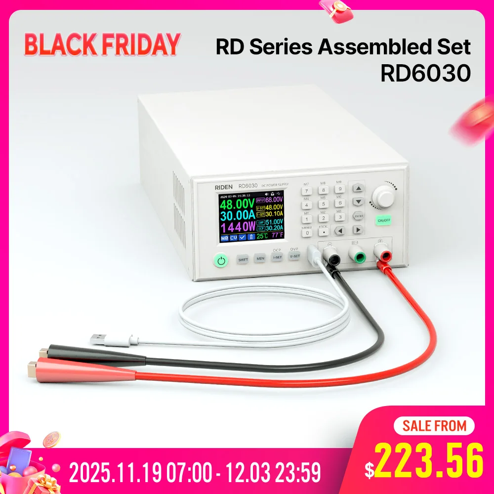 RD RD6030 Completed Set 60V 30A digital control Stabilized AC DC