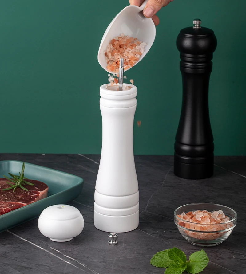 Salt and pepper grinder 8-inch PU paint