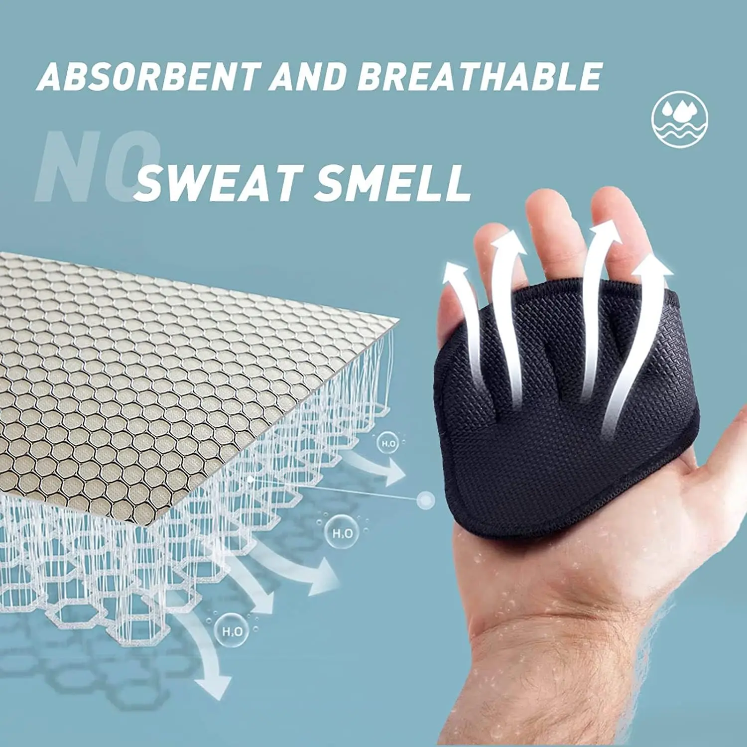 Enhanced Grip Fitness Pads - Anti-Slip Lifting and Yoga Support