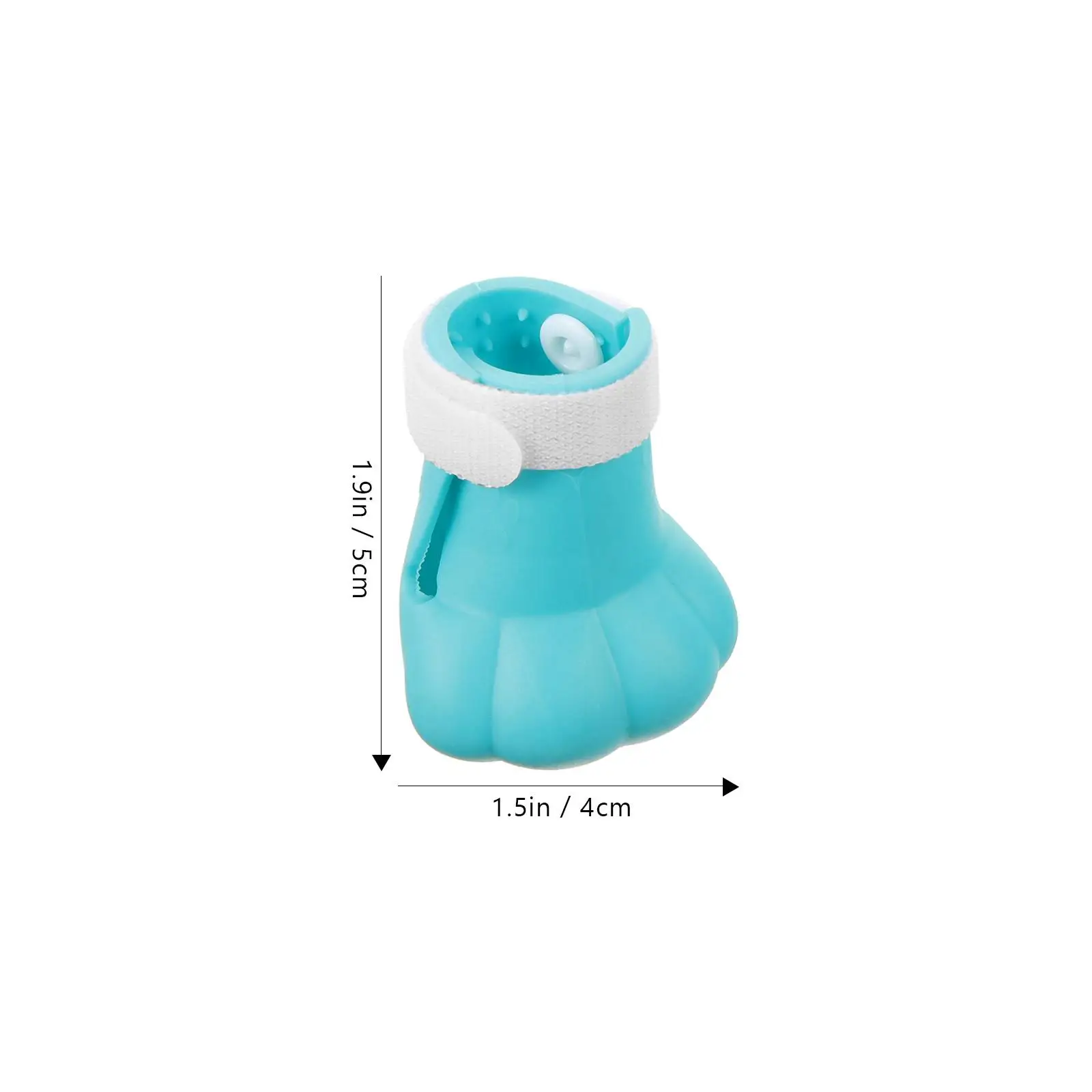 4 Pcs Washable Pet Foot Cover Scratching Silica Gel Adjustable Cat Feet Covers Washing
