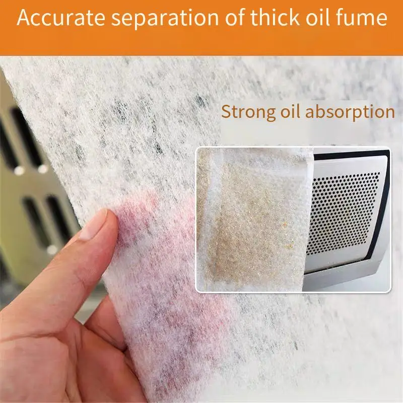 Kitchen Exhaust Range Hood Cover Oil Suction Film Oil Suction Paper Filter Screen Disposable Cotton cooker hood filter