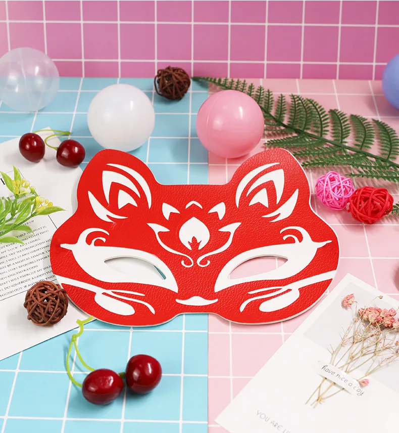 Fox Eye SM Mask Adult Sex Products Role Play Prom Leather Mask Couple Al_voghion.com