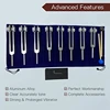 8 Pieces Chakra Tuning Fork Set Silver Chakra Tuning Fork For Healing, For Meditation 5