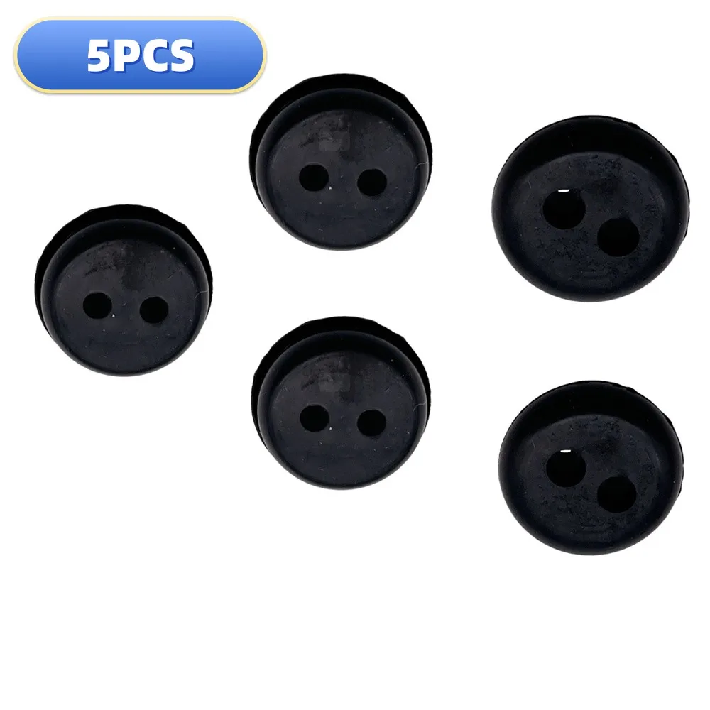 

5 шт., 2 отверстия, втулка для топливного бака и газа, уплотнительное кольцо, садовый триммер, запчасти для газонокосилки, бензопилы, резиновый топливный бак, втулка, садовые инструменты