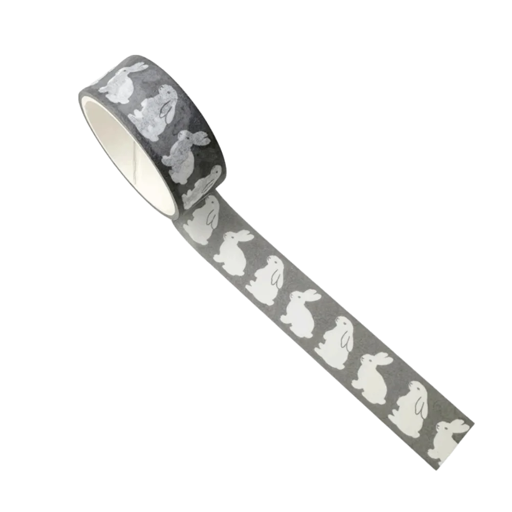 인스 스타일 토끼 펭귄 한국 와시 테이프 3M 길이 낙서 스크랩북 장식 귀여운 DIY 저널 테이프