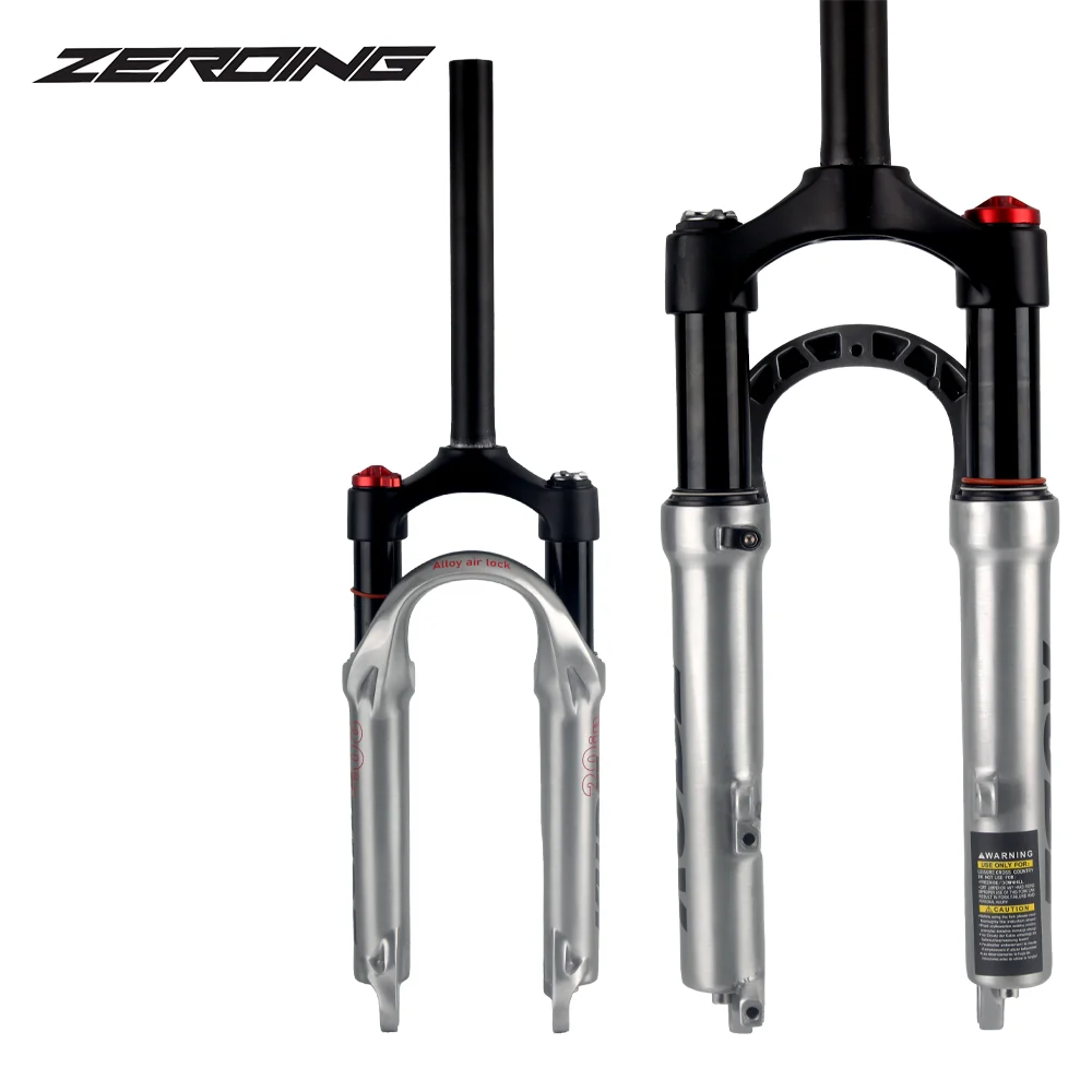 Fourche Avant Suspension Vélo 20 Pouces - Frein à Disque, Débattement 100mm - Universelle
