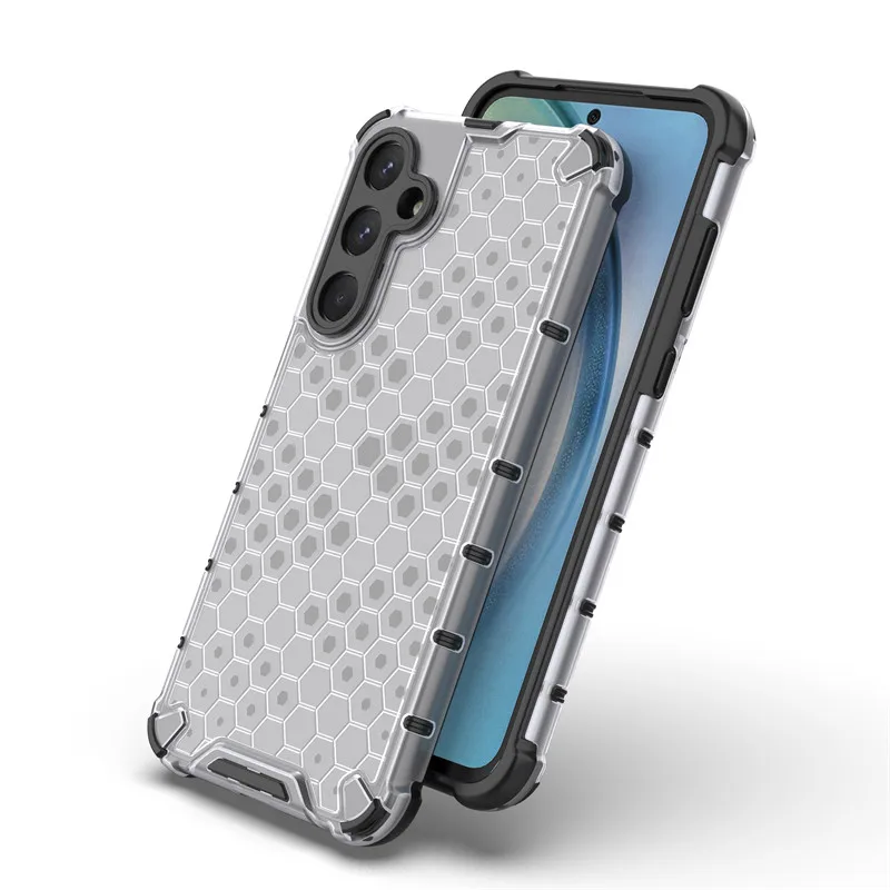 Honeycomb Shockproof TPU Armor PC Phone Case Cover
