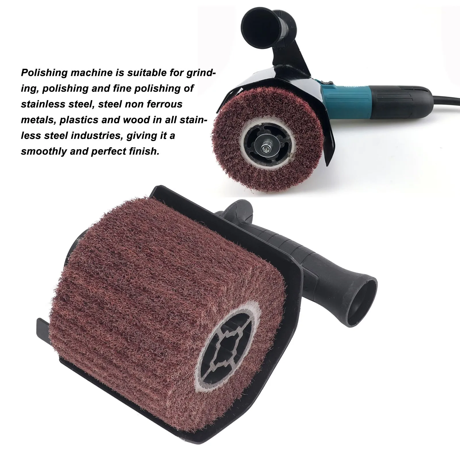 M10 Angle Grinder to Polishing Machine Accessory Burnishing Polishing Machine Wheel Handle Screw Wrench Shaft Washer Set