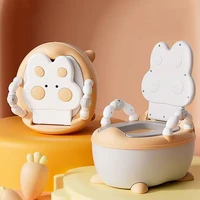 Portable Children's Pot Potty Training Toilet for Kids Cute Rabbit Baby Toilet Pot Porta-potty Urinal Children Toilet Seat Lid 1