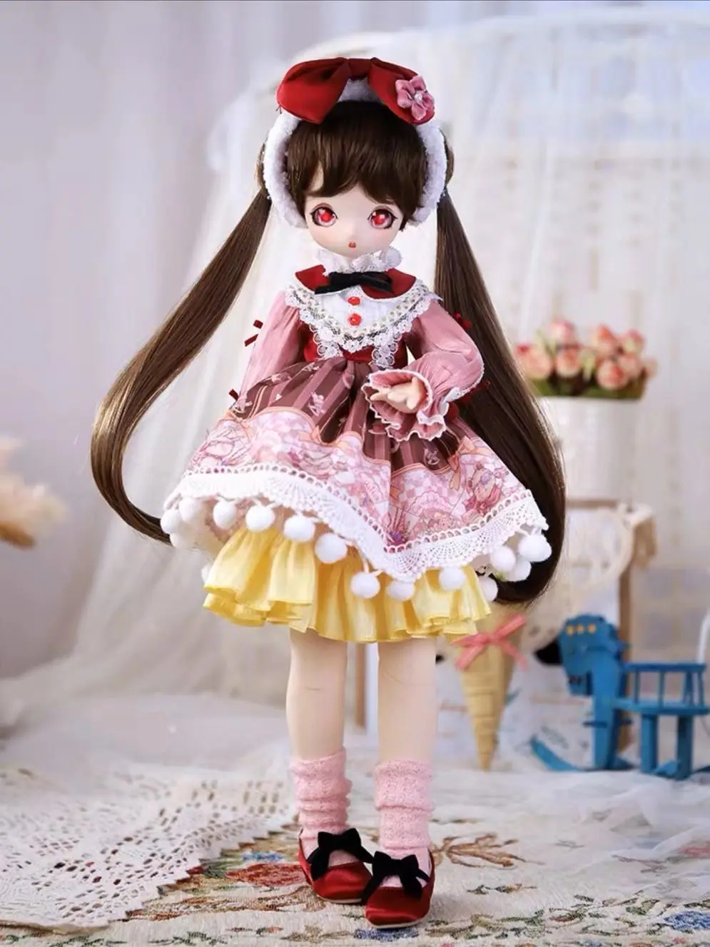 Boneca Bjd Doll Articulada Princesa Kawaii Fofa Anime 04