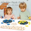 Star Expression Matching Puzzles Montessori Toys Social Board Games Emotion Puzzles Face Change Educational Wooden Toys for Kids 2