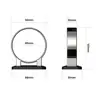 Hair Dryer Holder Wide Usage Hair Dryer Holder Strong Load-bearing Plastic Labor-saving Universal Hair Dryer Organizer Bathroom 6
