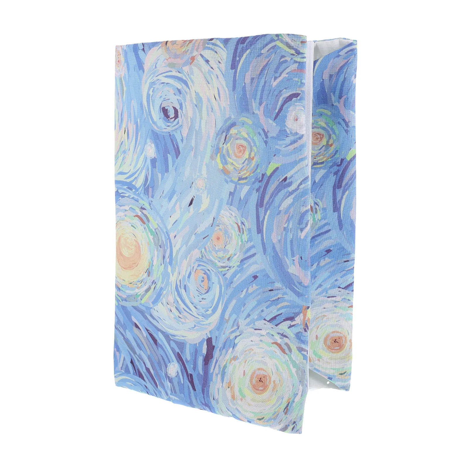 Book Cover Sleeve Protector A5 Book Covers Hardcover Soft Cloth Book Protector Flower Pattern Adjustable Book Sleeve Notebook