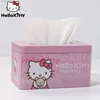 Sanrio Hello Kitty Tissue Case Cartoon Cute Home Restaurant Dormitory Accessories Desktop Decoration Napkin Paper Box Canister 1