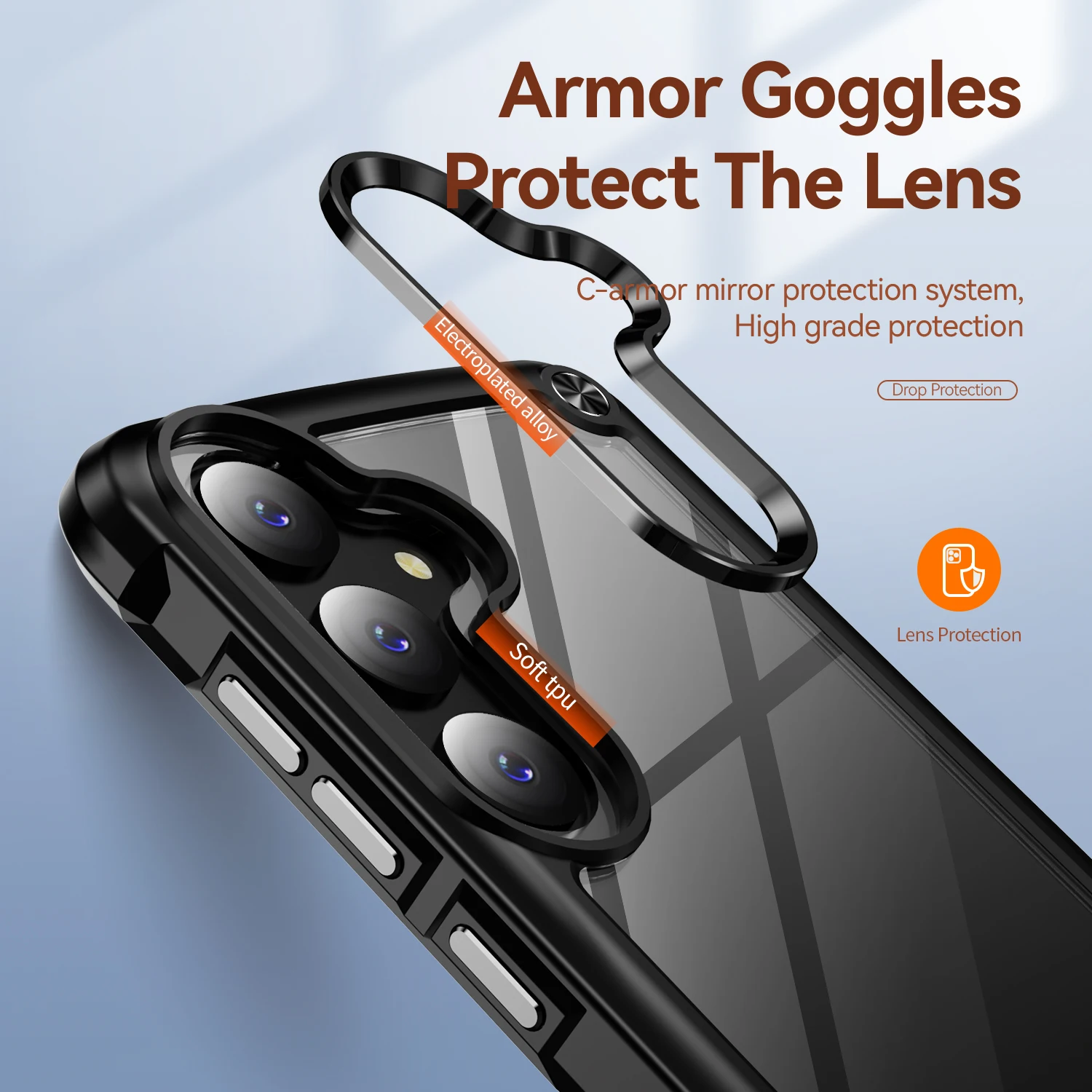 Armor Military Grade Clear Protective Phone Case