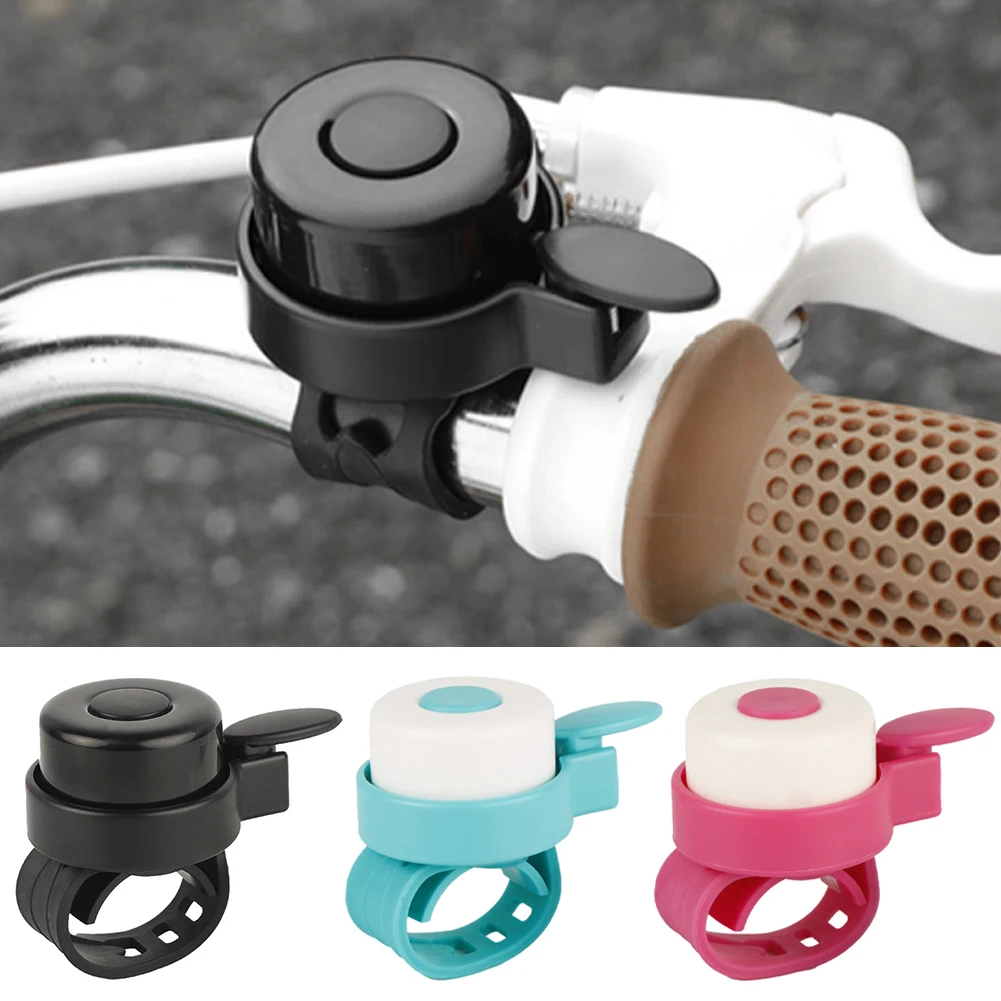 1Pc Kids Bike Bell Ring Silicone Scooter Horn Strap Handlebar Ring Safety Alert Fun Clear Loud Sound Easy Installation Stroller