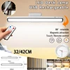 Rechargeable Desk Lamp Hanging Magnetic Reading Table Lamp LED Remote Control Dimming Lamp Battery Powered Bedroom Night Light 1