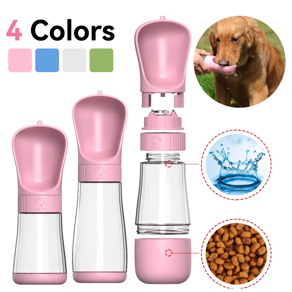 Portable Dog Water Bottle For Small Large Dogs Outdoor Walking Puppy