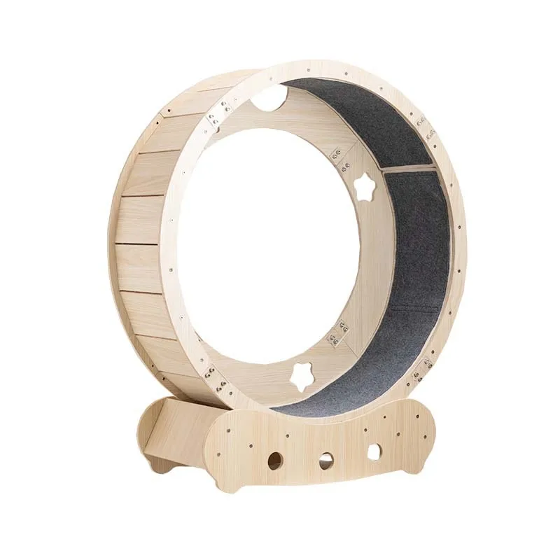 Manufacturer Wood Running Wheel Cat Treadmill