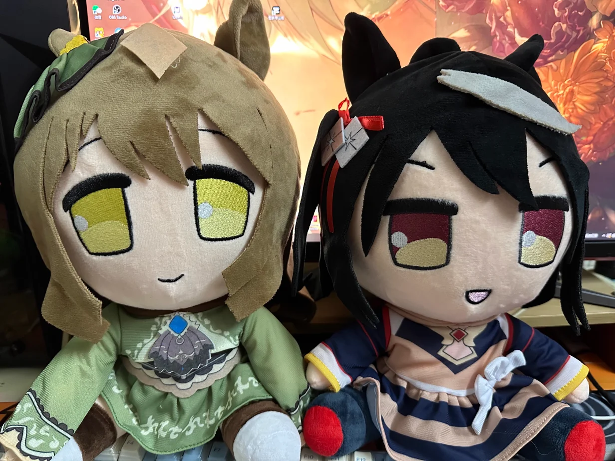 

Kitasan Black Plush Anime Umamusume: Pretty Derby Satono Diamond Cosplay 30CM Cute Plush Toys Stuffed Body Plushie Girls Gift