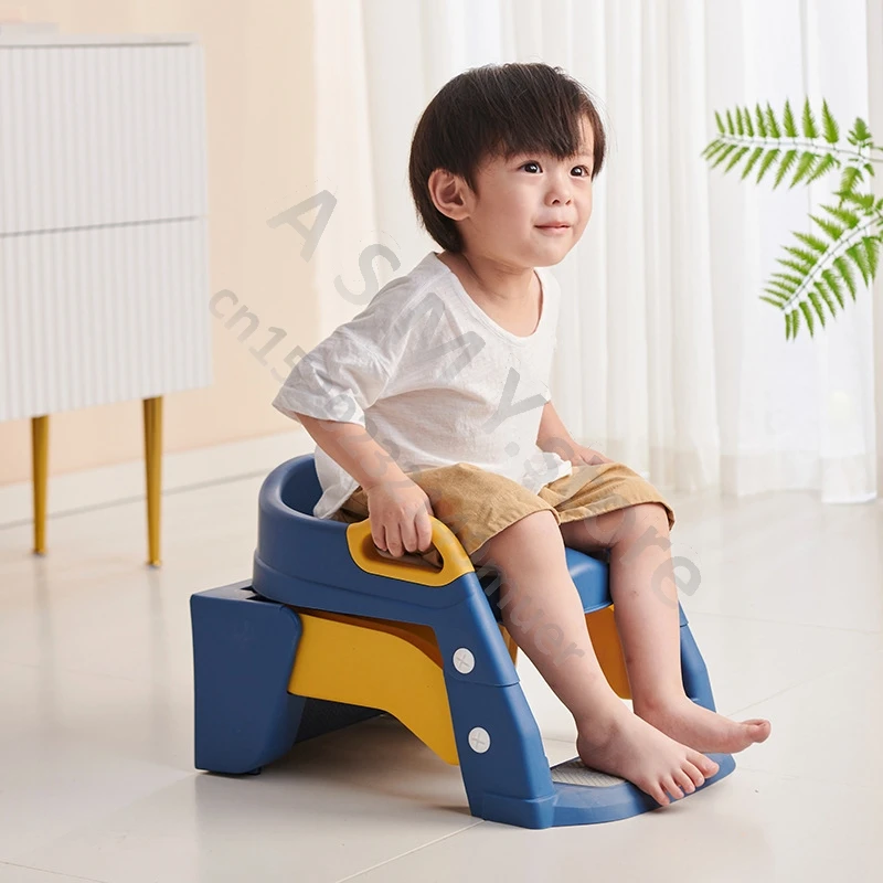 New Upgraded 2-in-1 Staircase Baby Toilet with Stable and Autonomous Toilet Use Children's Toilet Ladder/ for babies  0 to 10 3